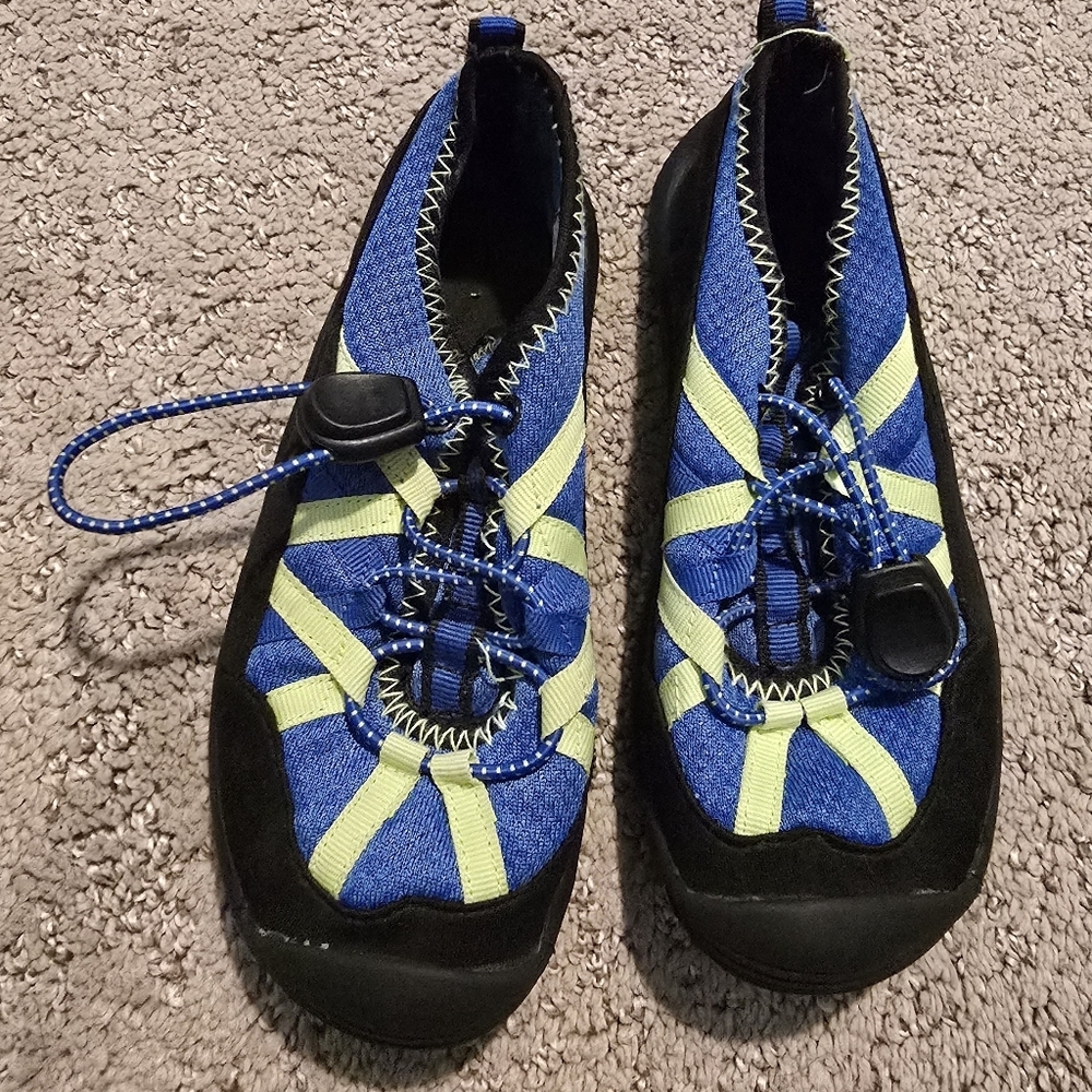 Merrell Kids' Hydro Cove Blue and Yellow Water Shoe